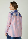 Striped Collared Shirt