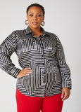 Striped Sateen Shirt