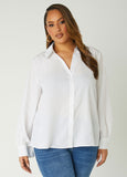 Collared V Neck Shirt