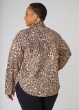 Leopard Cotton Twill Shirt