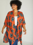 Paisley Print Kimono