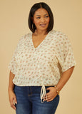 Plus Size Floral Top Plus Size Summer Blouse Plus Size Shirt