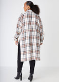 Plaid Cotton Duster Shirt