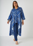 Plus Size Printed Hi Low Shirt Plus Size Hi Low Duster Top