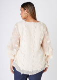 Pompom Gauze Blouse