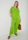 Plus size Mid Rise Textured Cargo Pants