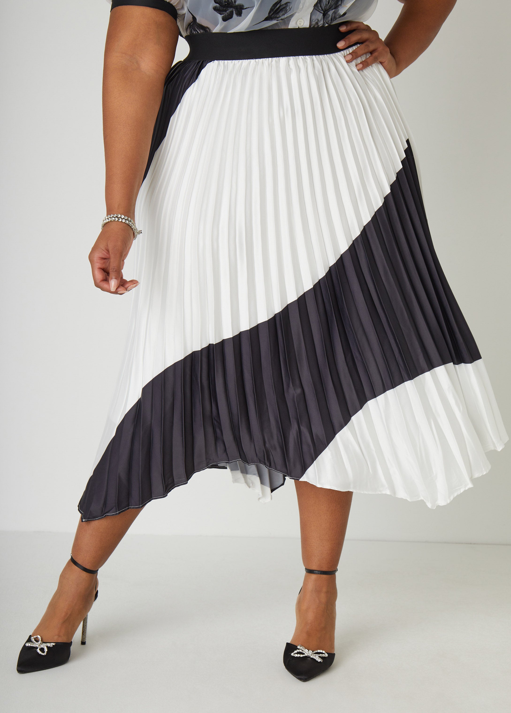 Plus Size two tone skirt plus size maxi skirt plus size skirt