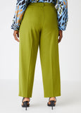 High Rise Ponte Straight Leg Trousers