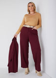 Plus Size Straight Leg Trousers Plus Size High Waist Pants Sets