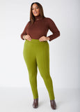 High Rise Seamed Ponte Leggings