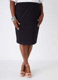 Ponte Pencil Skirt