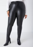 High Waist Faux Leather Leggings