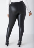 High Waist Faux Leather Leggings