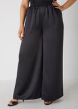 Wide Leg Satin Pants