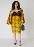 Plus Size Plaid Skirt Plus Size Skirt Plus Size Pencil Skirt Suit Set