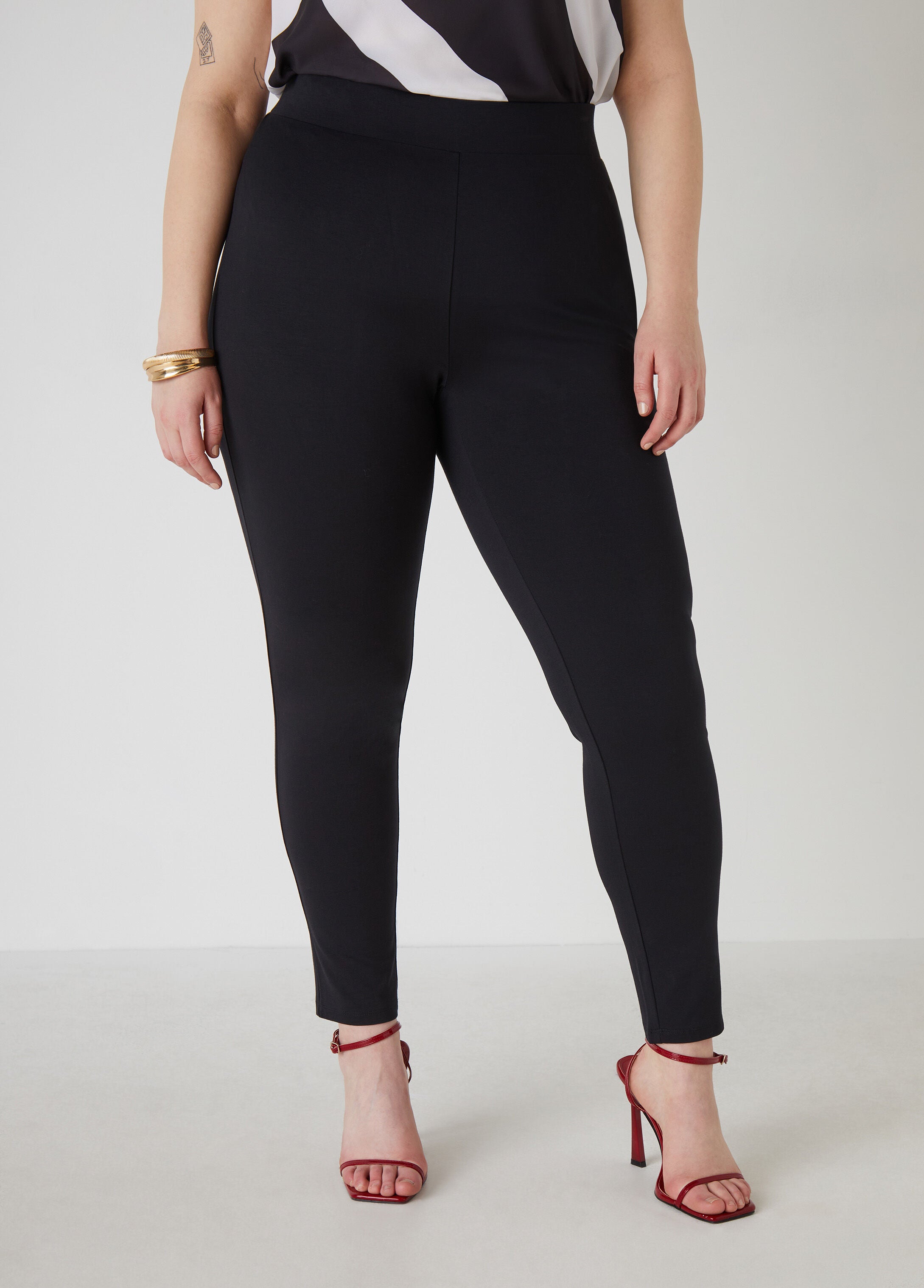 Plus Size High Waist Legging Plus Size Ponte Leggings Plus Pants