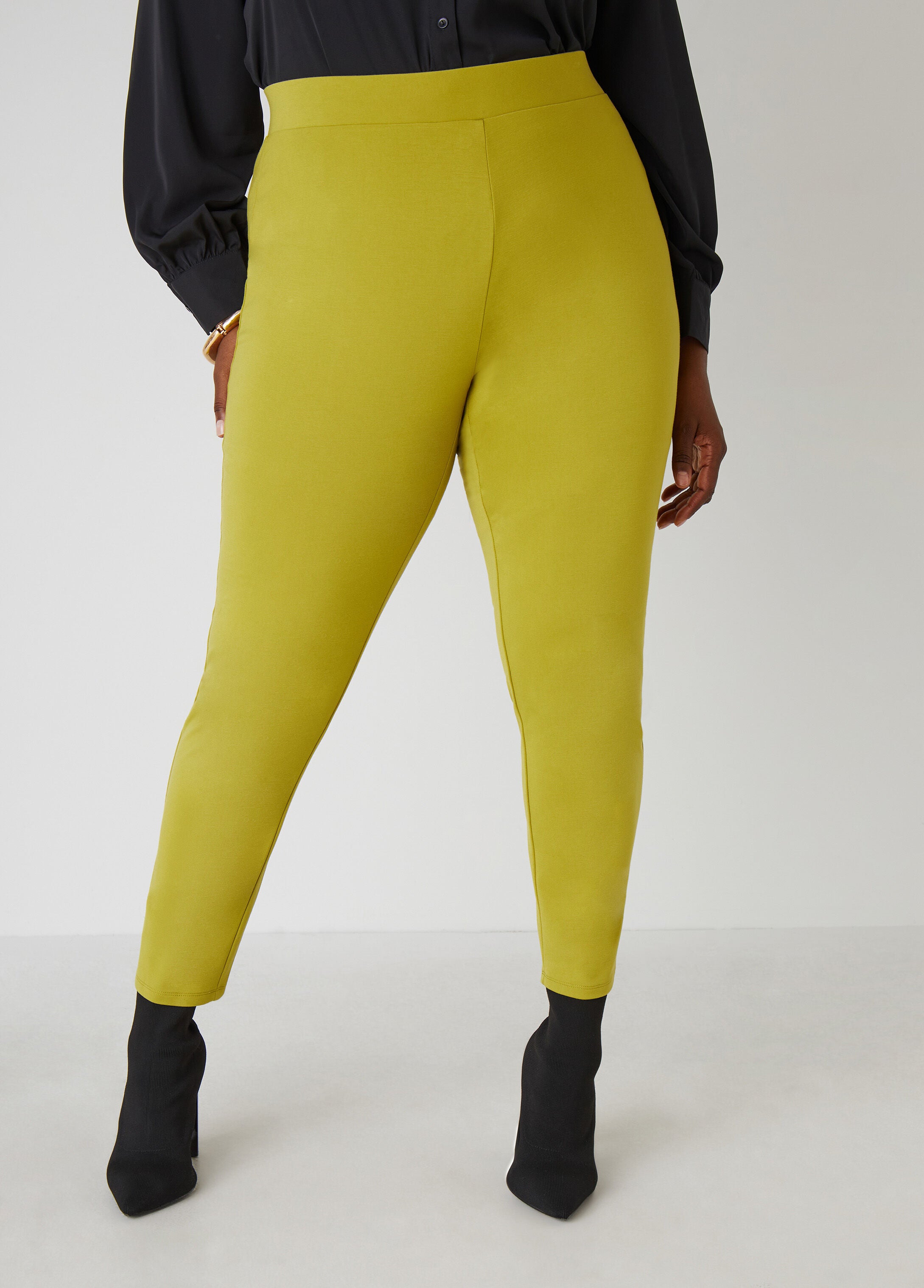 Plus Size High Waist Leggings Plus Size Ponte Legging Plus Pants