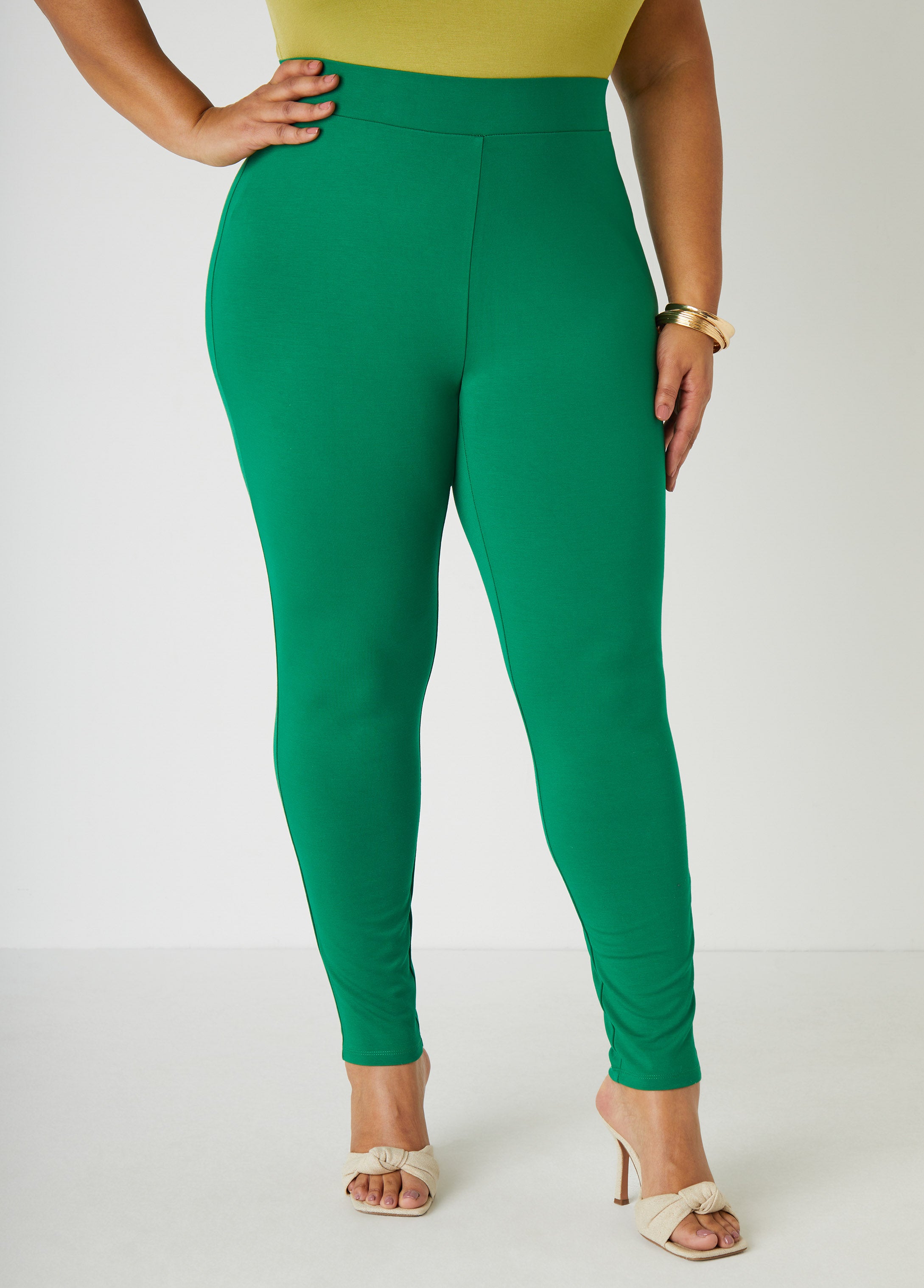 Plus Size High Waist Leggings Plus Size Ponte Legging Plus Pants