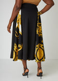 Status Print A Line Maxi Skirt