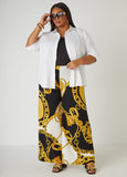 Status Print Wide Leg Pants