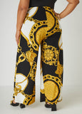 Status Print Wide Leg Pants