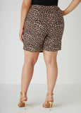 Animal Print Skort