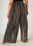 Lurex™ Knitted Wide Leg Pants