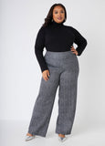 Herringbone Wide Leg Pants