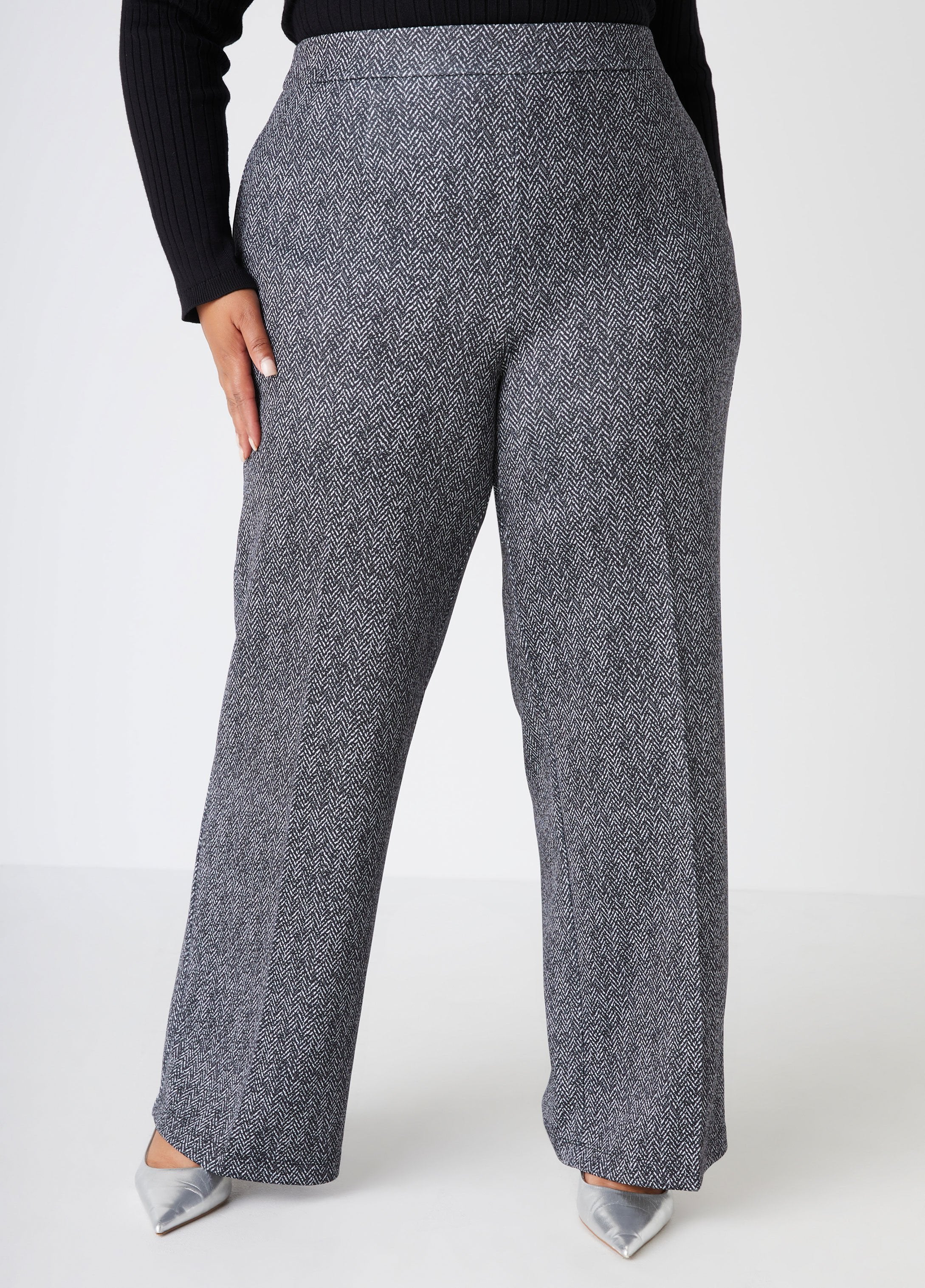 Plus Size herringbone pants plus size work pants plus size trousers