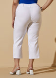 Pull On Stretch Twill Capri