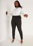 Plus Size High Rise Leggings Plus Size Ponte Legging Plus Pants