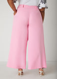 Pleated Wide Leg Trousers