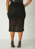 Lace Midi Skirt