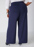 High Rise Ponte Wide Leg Pants