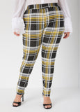 Plus Size Knit Leggings Plus Size Work Pants Plus Size Plaid Legging