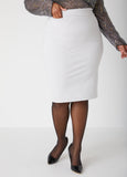 Plus Size Midi Skirt Plus Size Pull On Skirt Pencil Skirt Set