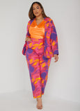 Plus Size Millennium Brushstroke Trousers