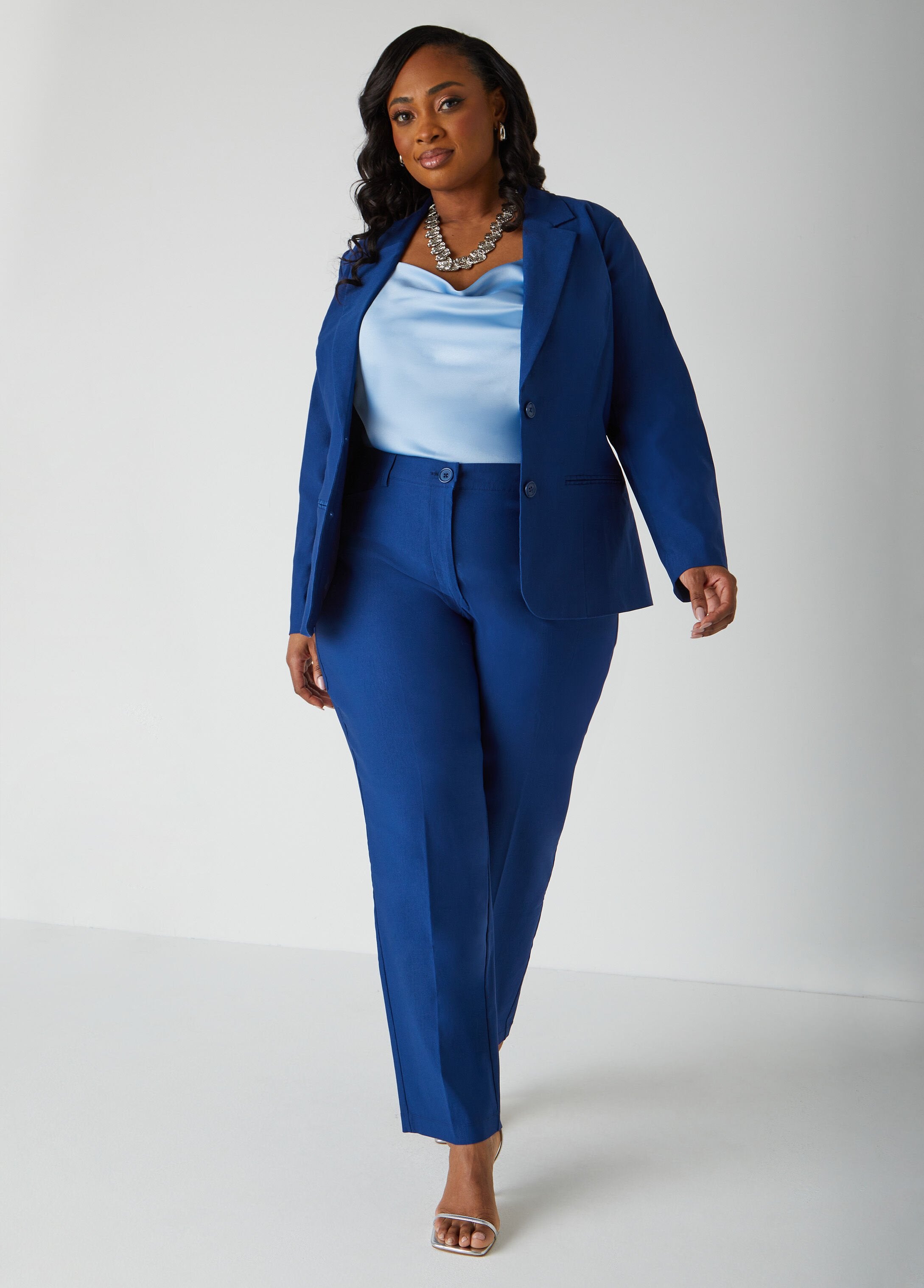 Plus Size Trousers Plus Size Pants Plus Size Suit Two Piece Set