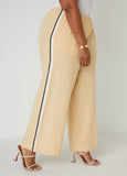 Cotton And Linen Blend Pants