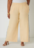 Cotton And Linen Blend Pants