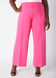 High Waist Ponte Straight Leg Pants