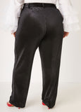 Ribbed Velvet Straight Leg Pants