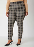 Plaid High Rise Leggings