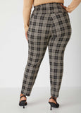 Plaid High Rise Leggings