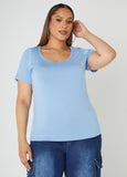 The Basic Scoop Neck Tee