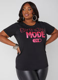 Plus Size Birthday Mode Jersey Tee Shirt Plus Size Graphic Tees