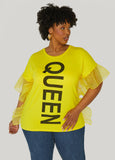 Queen Paneled Graphic Tee