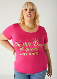 Plus Size On This Day A Queen Graphic Tee T Shirt