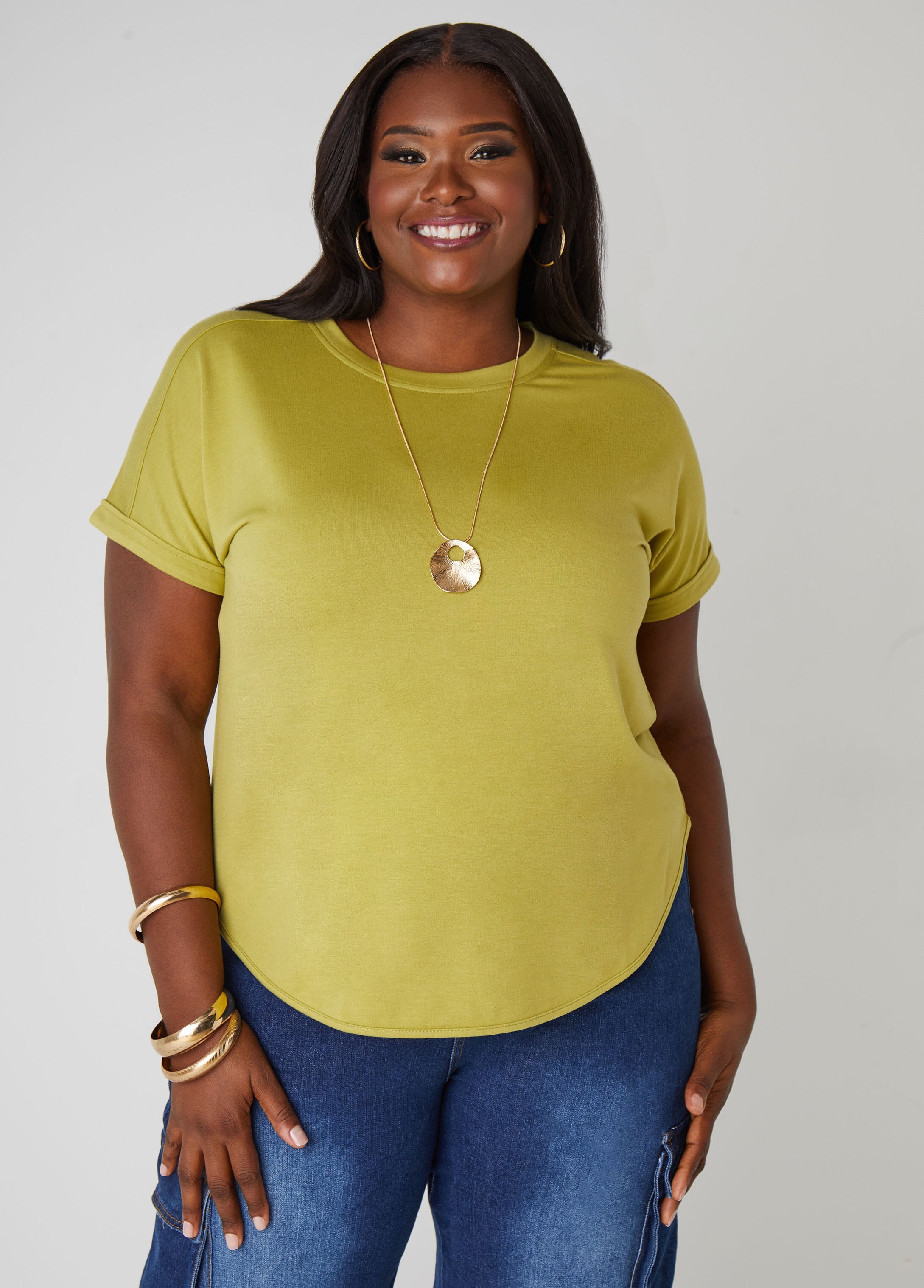 Plus Size French Terry Top Plus Size Tee Plus Size T Shirt