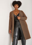 Draped Lurex™ Cutout Duster